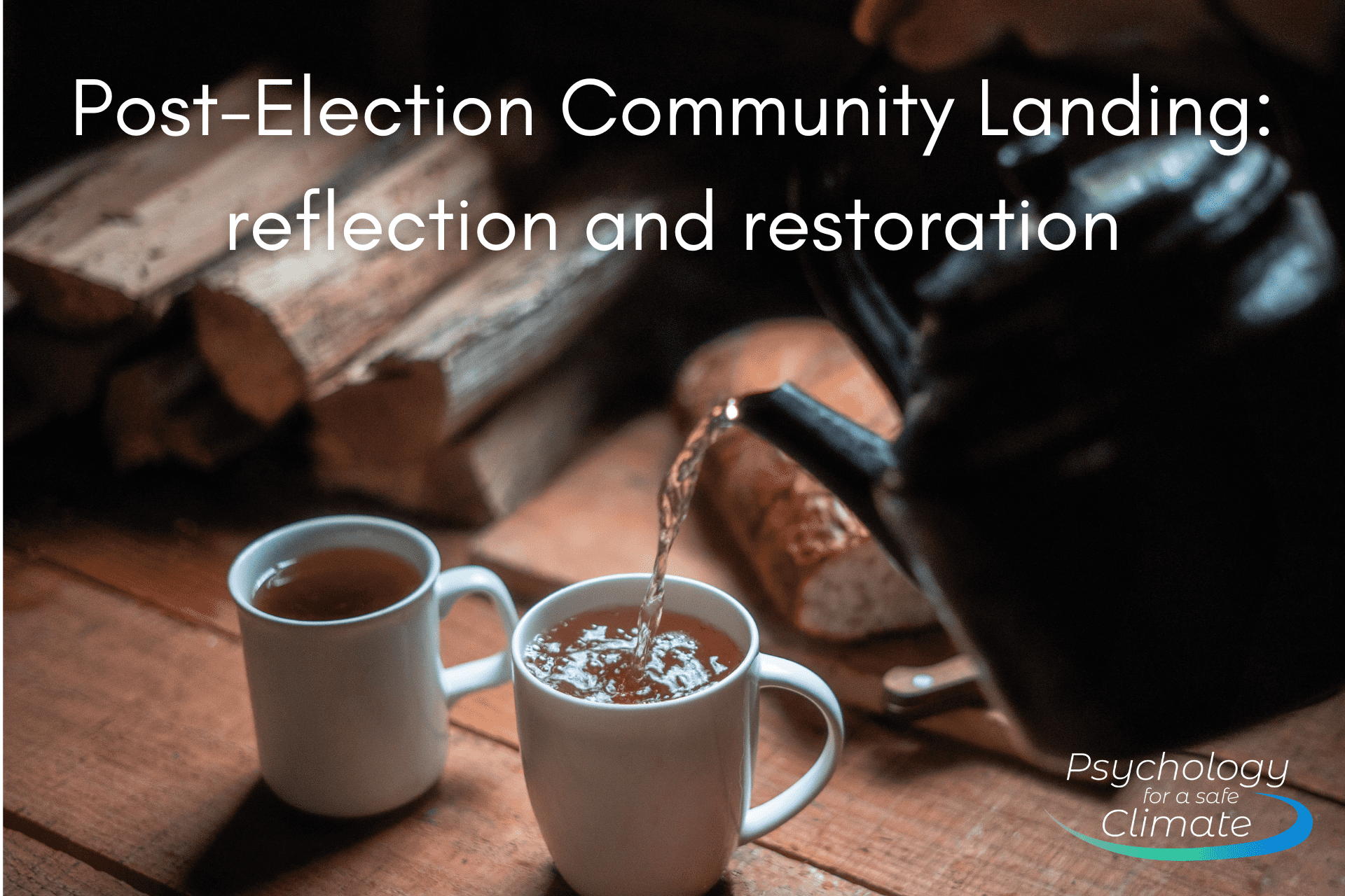 Post-Election Community Landing: reflection and restoration