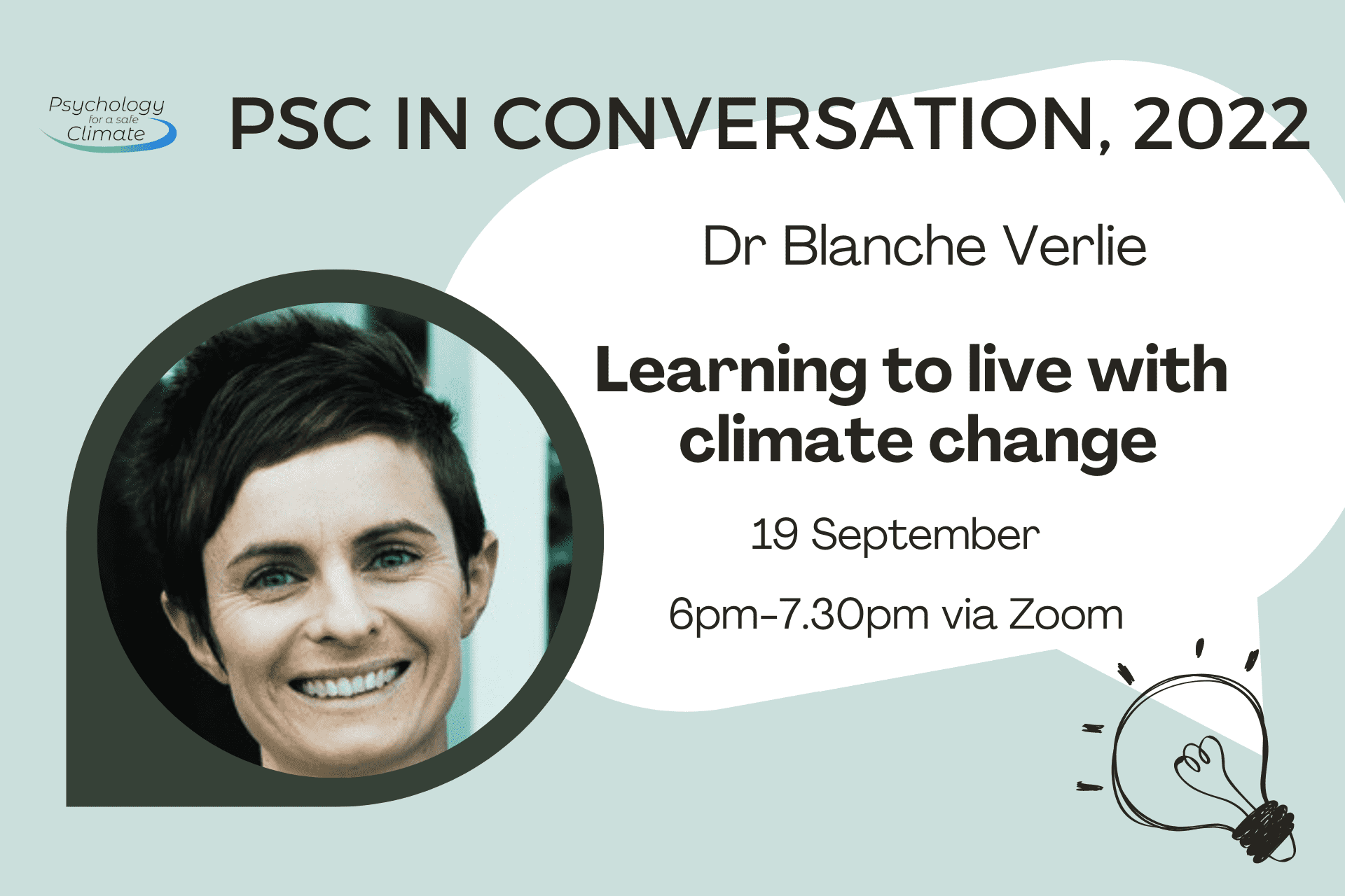 PSC in Conversation with Dr Blanche Verlie: Learning to Live with Climate Change