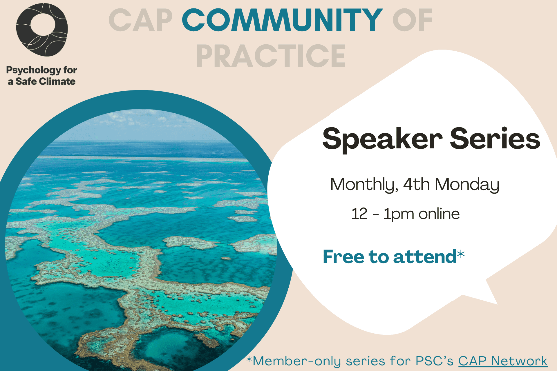CAP Community of Practice - Monthly Speaker Series